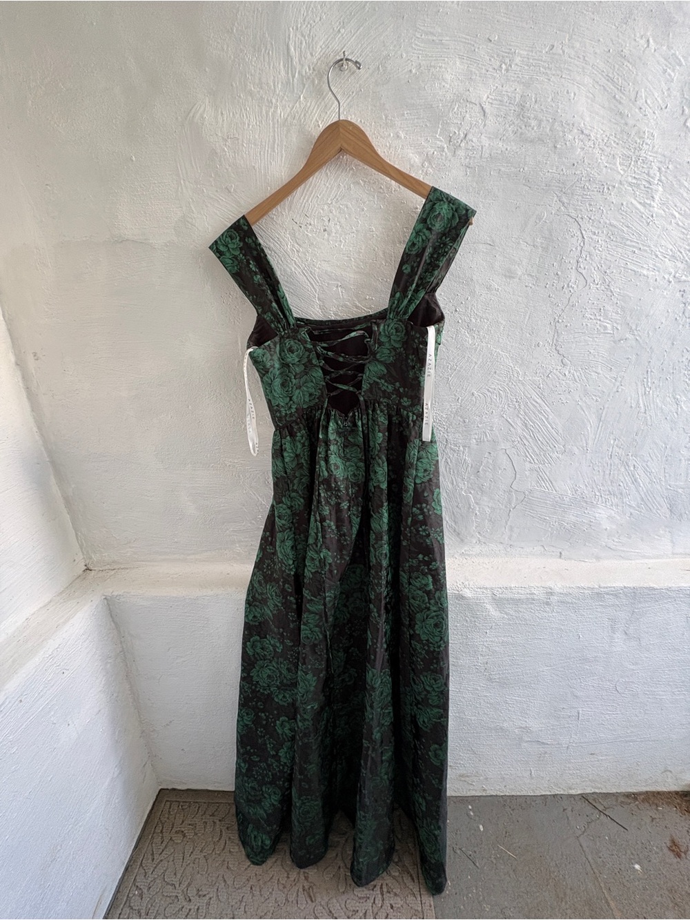 Azazie Atelier Runa Emerald Black Maxi Dress - Picture 9 of 11